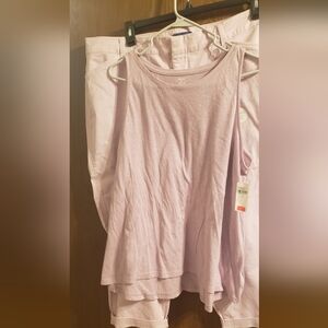 2pc Lavendar Short Set